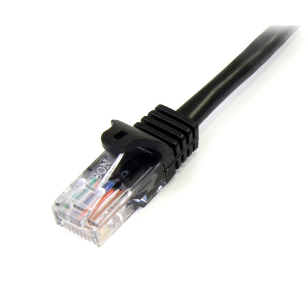 StarTech.com 45PAT2MBK netværkskabel Sort 2 m Cat5e U/UTP (UTP)