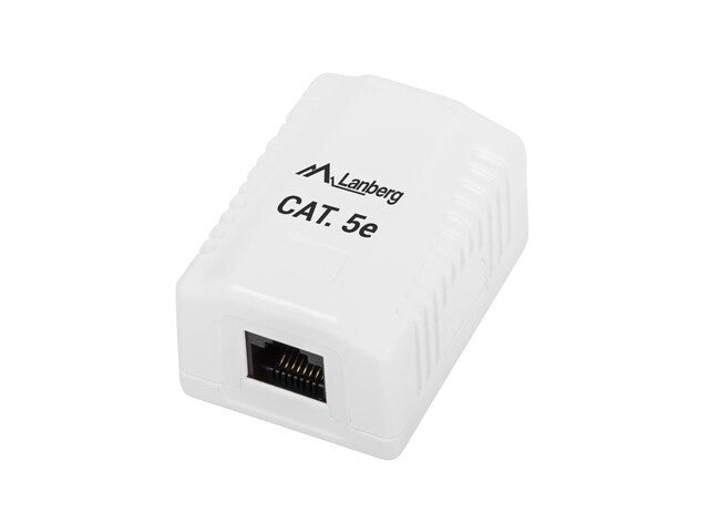 Lanberg OU5-0001-W stikdåse RJ-45 Hvid