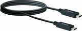 Schwaiger LK 101 C USB-kabel USB 3.2 Gen 2 (3.1 Gen 2) 1 m USB C 10 Gbit/sek. Sort