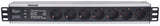 Intellinet 714006 strømforsyningsenhed (PDU) 7 AC stikkontakt(er) 1.5U Sort