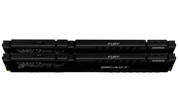 Kingston Technology FURY Beast 16GB 5200MT/s DDR5 CL40 DIMM (sæt med 2) Black