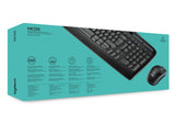 Logitech Wireless Combo MK330 tastatur Mus inkluderet Kontor USB QWERTY US International Sort
