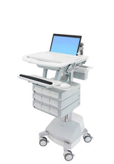Ergotron StyleView Aluminium, Grå, Hvid Laptop Multimedie kurv