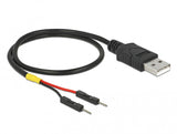 DeLOCK 85402 USB-kabel 0,3 m USB A Sort