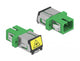 DeLOCK 86887 fiber adapter SC/SC 1 stk Grøn