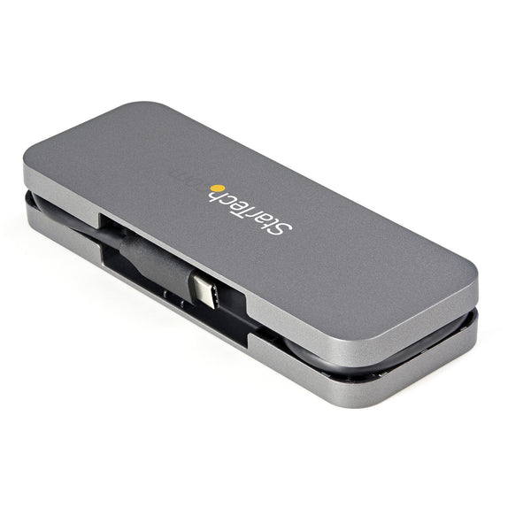 StarTech.com HB30CM4AB interface hub USB 3.2 Gen 1 (3.1 Gen 1) Type-C 5000 Mbit/s Sort, Grå