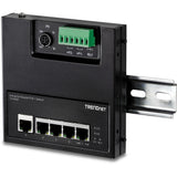 Trendnet TI-PG50F netværksswitch Ikke administreret Strøm over Ethernet (PoE) Sort