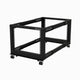 StarTech.com 4POSTRACK8U stativ 8U Fritstående reol Sort