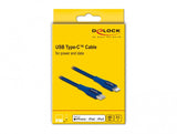 DeLOCK 85415 Lightning kabel 0,5 m Blå