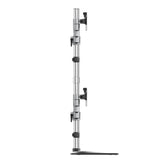 StarTech.com ARMQUADSS skærmbeslag og -stativer 81,3 cm (32") Skrivebord Sort, Sølv