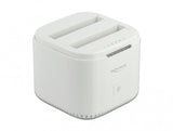 DeLOCK 63084 drev dockingstation USB 3.2 Gen 2 (3.1 Gen 2) Type-C Hvid