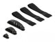 DeLOCK 18393 kabelorganisator Bord/Væg Kabelholder Sort 6 stk
