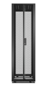 APC EASY RACK 600MM/42U/800MM WITH ROOF SIDE PANEL CASTORS FEET AND 4 BRACKETS NO BOTTOM BLACK Fritstående reol Sort