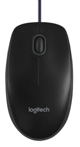 Logitech B100 mus Kontor Ambidextrous USB Type-A Optisk 800 dpi