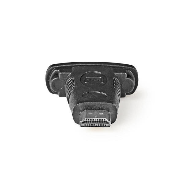 Nedis CVGB34910BK kabel kønsskifter HDMI Type A (Standard) DVI-D Sort, Rustfrit stål