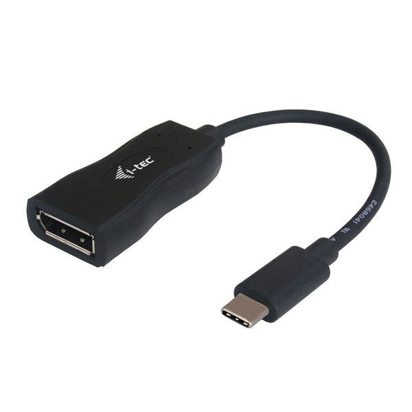 i-tec C31DP60HZP videokabel adapter 0,15 m USB-C 3.1 DisplayPort Sort