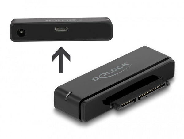 DeLOCK 64188 kabel kønsskifter USB Type-C SATA Sort