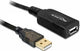 DeLOCK 15m USB 2.0 USB-kabel Sort