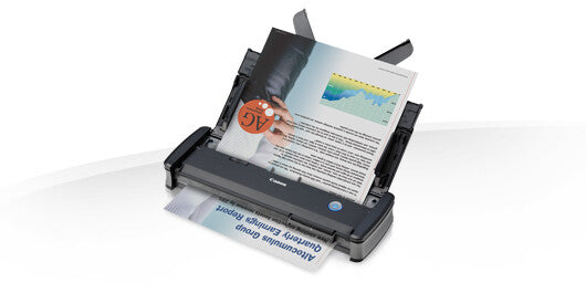 Canon imageFORMULA P-215II Skanner med papir-tilførsel 600 x 600 dpi A4 Sort, Grå