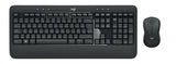 Logitech 920-008675 tastatur Mus inkluderet Universel RF trådløst QWERTZ Tysk Sort