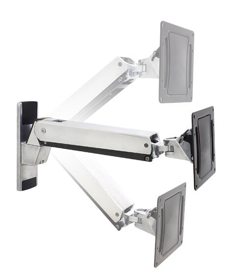 Ergotron Interactive Arm, VHD 152,4 cm (60") Væg Aluminium, Sort