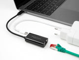 DeLOCK 61026 kabel kønsskifter USB C RJ45 Sort