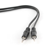 Gembird 1.2m, 3.5mm/3.5mm, M/M lydkabel 1,2 m Sort