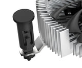 Akasa AK-CC6601EP01 Computerkølesystem Processor Køleplade/køler 7,5 cm Aluminium, Sort 1 stk