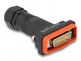 DeLOCK 87808 kabelsamler D-Sub HD 26 pin/ 26 soldering pin Sort, Orange