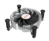Akasa AK-CC6601EP01 Computerkølesystem Processor Køleplade/køler 7,5 cm Aluminium, Sort 1 stk