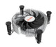 Akasa AK-CC6601EP01 Computerkølesystem Processor Køleplade/køler 7,5 cm Aluminium, Sort 1 stk