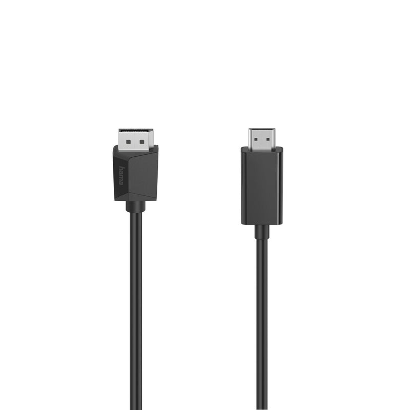 Hama 00200712 videokabel adapter 1,5 m DisplayPort HDMI Sort