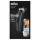 Braun BodyGroomer 3 BG3340 Sort, Grå