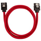 Corsair CC-8900254 SATA-kabel 0,6 m Sort, Rød