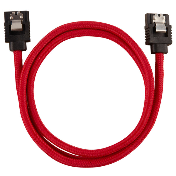 Corsair CC-8900254 SATA-kabel 0,6 m Sort, Rød