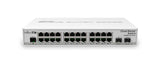 Mikrotik CRS326-24G-2S+IN netværksswitch Administreret Gigabit Ethernet (10/100/1000) Strøm over Ethernet (PoE) Hvid