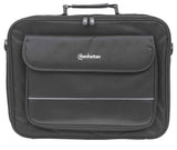 Manhattan 421560 taske og etui til laptop 43,2 cm (17") Mappe Sort