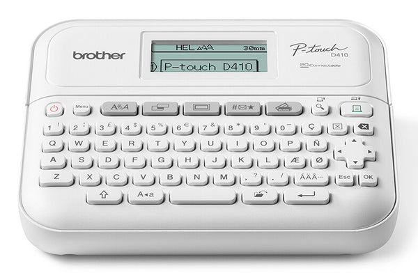 Brother PT-D410 etiketprinter Termisk overførsel 180 x 180 dpi 20 mm/sek. Ledningsført TZe QWERTY