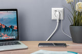 Digitus DA-70613 stikkontakt 2x USB Hvid