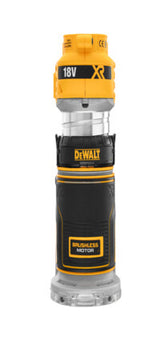 DeWALT DCW604NT-XJ router og overfræser Sort, Gul 25500 rpm