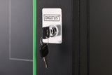Digitus DN-19 12-U-EC-SW stativ 12U Vægmonteret stativ Sort