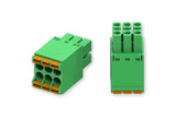Teltonika PR5MEC15 termisk blok 2 x 5, 2 x 3 Grøn