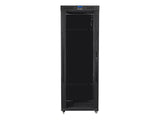 Lanberg FF01-8042-12BL stativ 42U Fritstående reol Sort