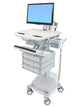 Ergotron StyleView Aluminium, Grå, Hvid Fladt panel Multimedie kurv