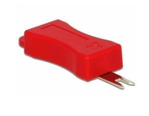 DeLOCK 86412 portblokering RJ-45 Rød 4 stk