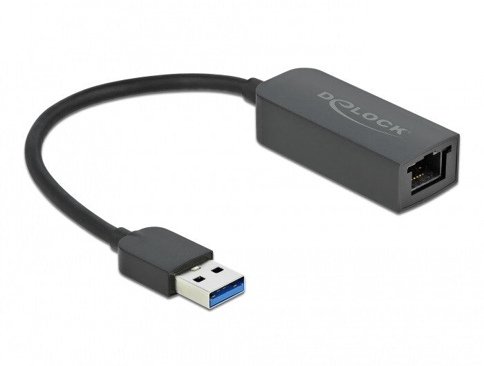 DeLOCK 66646 kabel kønsskifter USB 3.2 Gen 1 RJ45 Sort