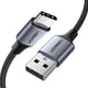 Ugreen 60126 USB-kabel 1 m USB C USB A 0,48 Gbit/sek. Sort, Grå