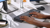 Logitech 920-010753 tastatur Kontor RF trådløs + Bluetooth QWERTY Nordisk Grafit