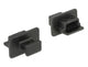 DeLOCK 64011 dækning af sokkel USB Mini-B Sort 10 stk