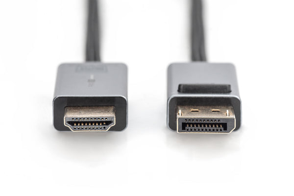 Digitus DB-340202-018-S videokabel adapter 1,8 m DisplayPort Sort